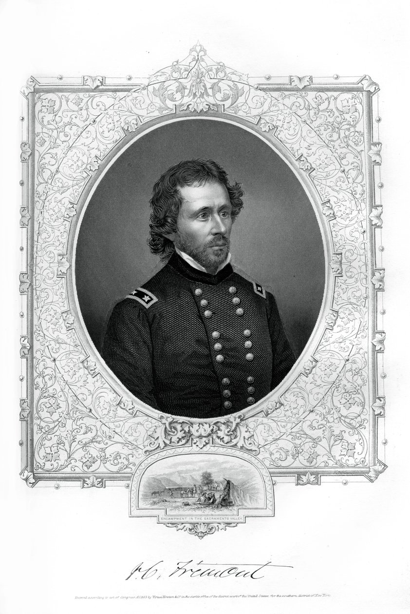 John C Fremont , americký voják, průzkumník a kandidát na prezidenta, 1862-1867 od Unbekannt
