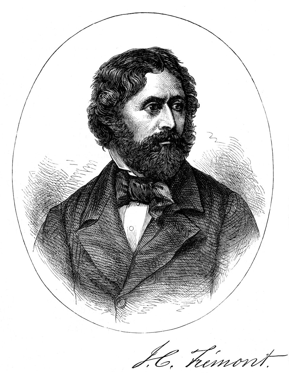 John C Fremont, americký voják, průzkumník a kandidát na prezidenta, c1880 od Unbekannt