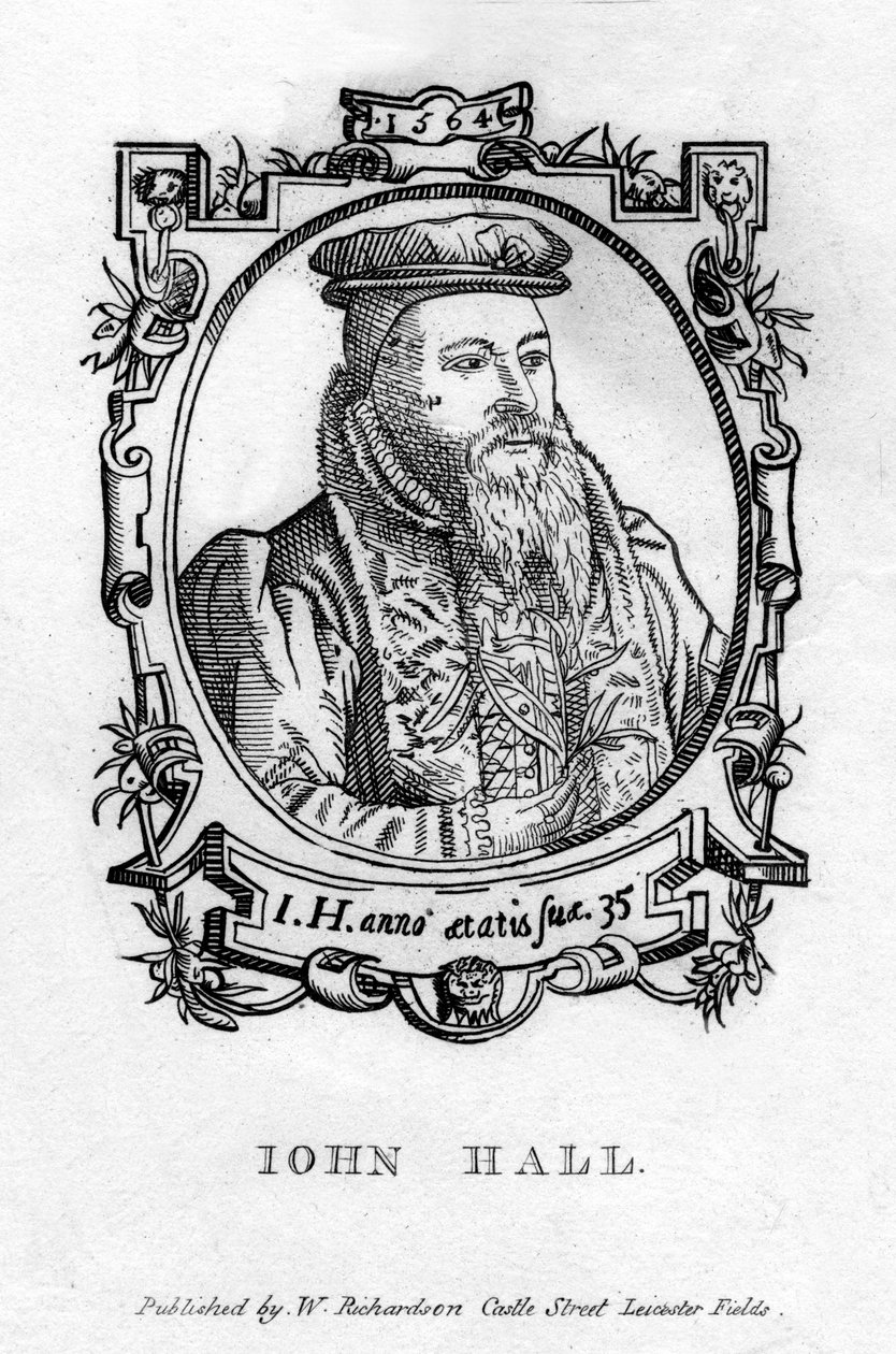 John Hall c1575-1635, anglický lékař od Unbekannt