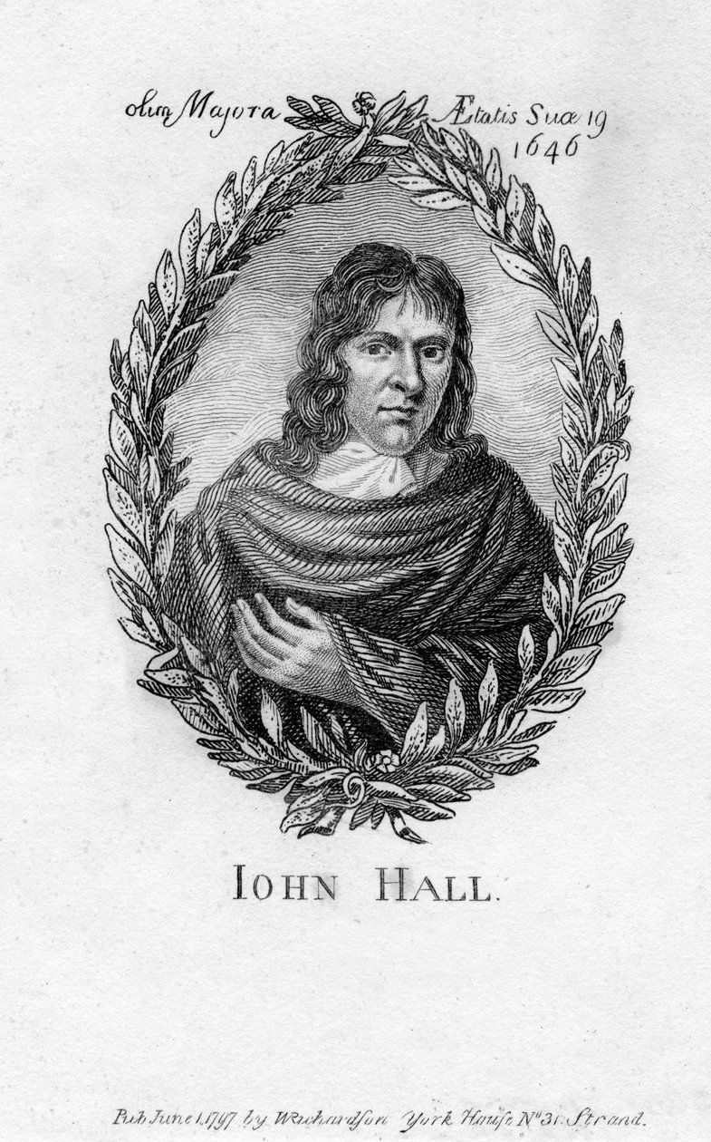John Hall , básník, 1797 od Unbekannt