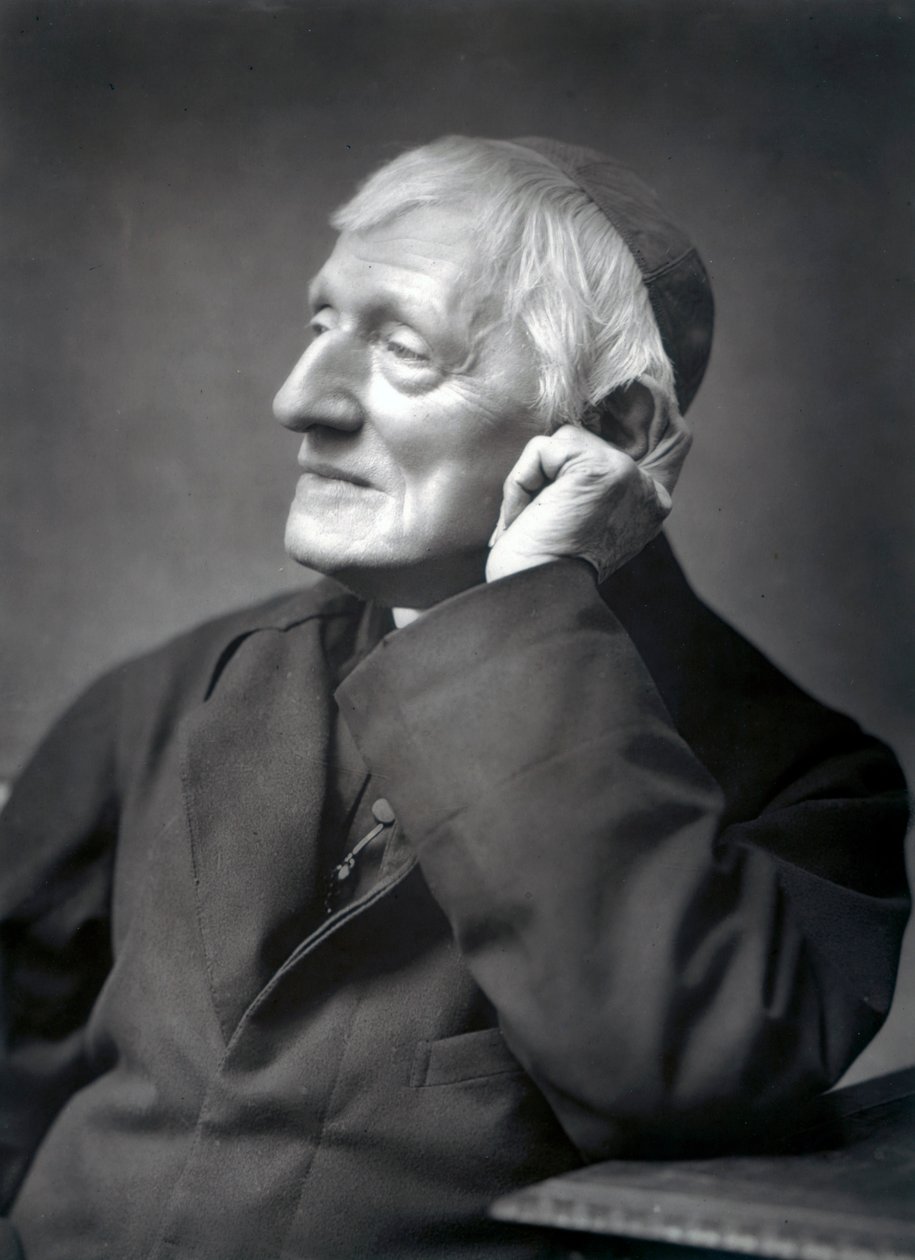 John Henry Newman, britský kardinál, konec 19. století od Unbekannt