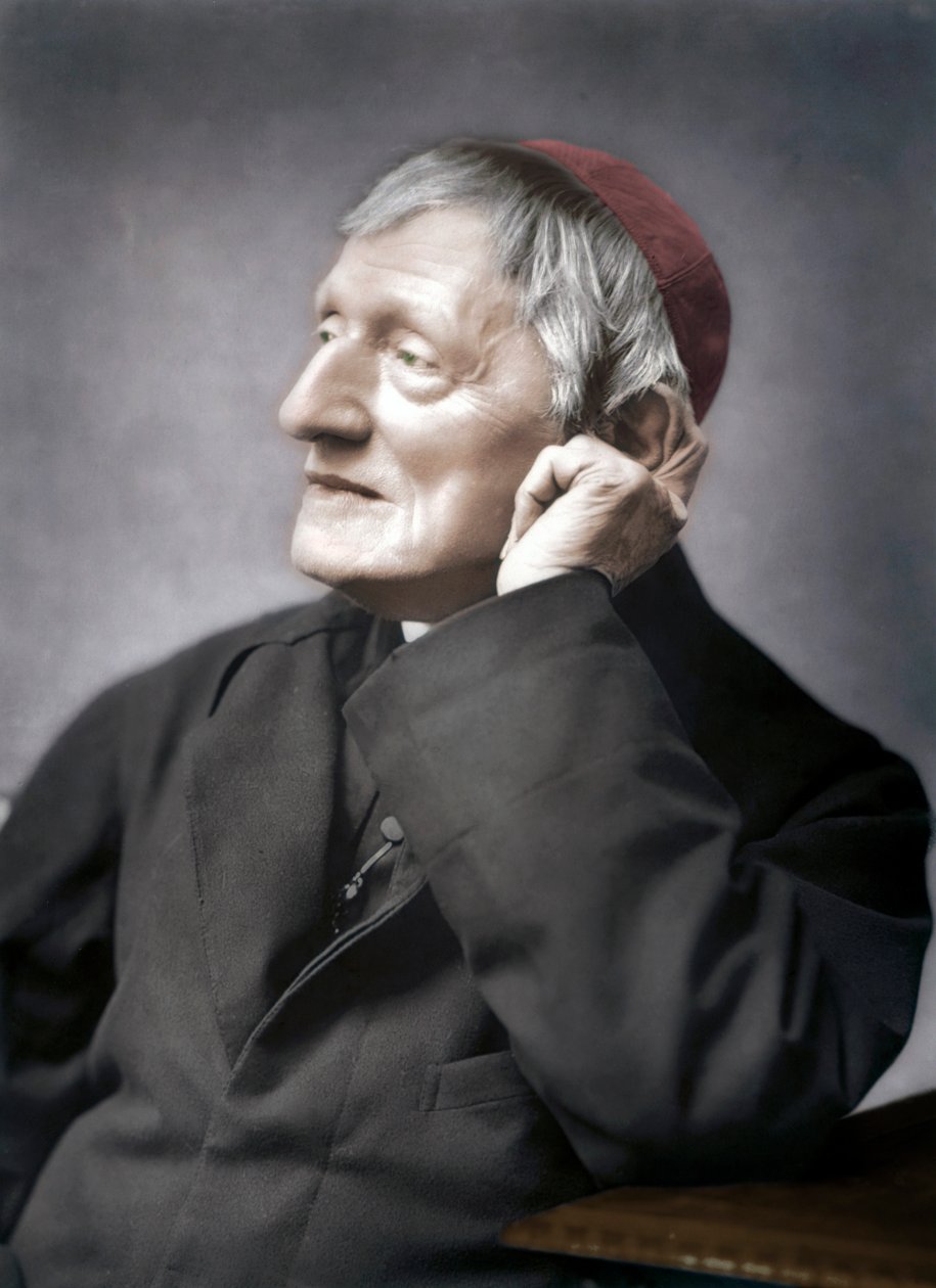 John Henry Newman, britský kardinál, konec 19. století od Unbekannt