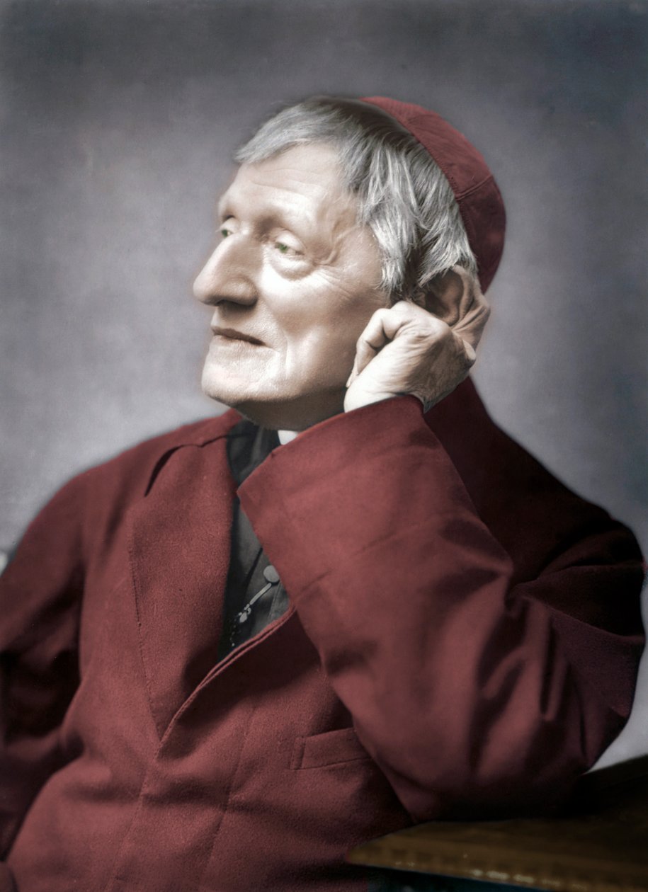 John Henry Newman, britský kardinál, konec 19. století od Unbekannt