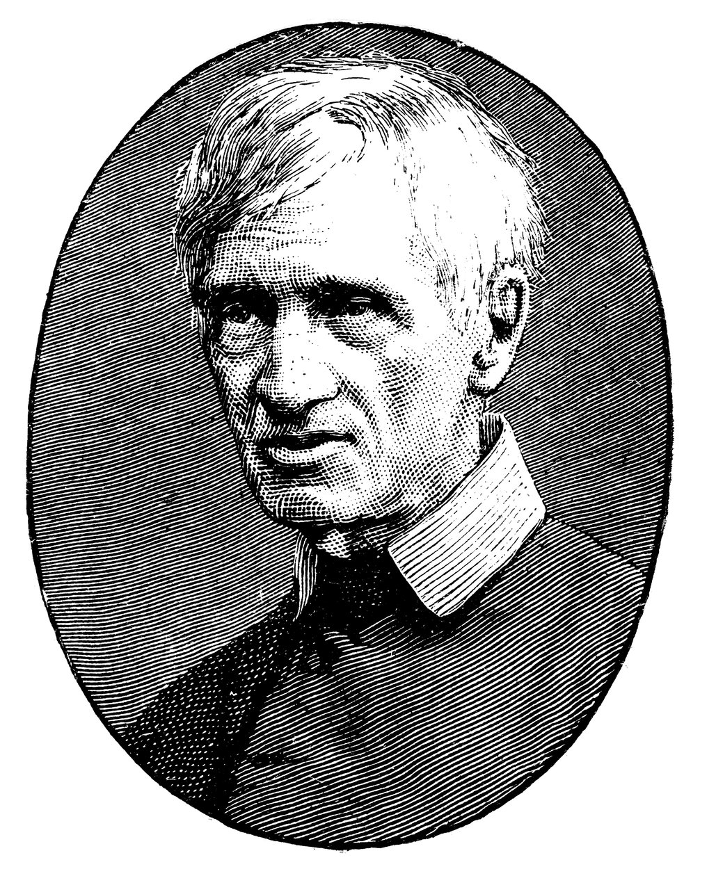 John Henry Newman ve stáří, britský učenec a teolog, 1879 od Unbekannt