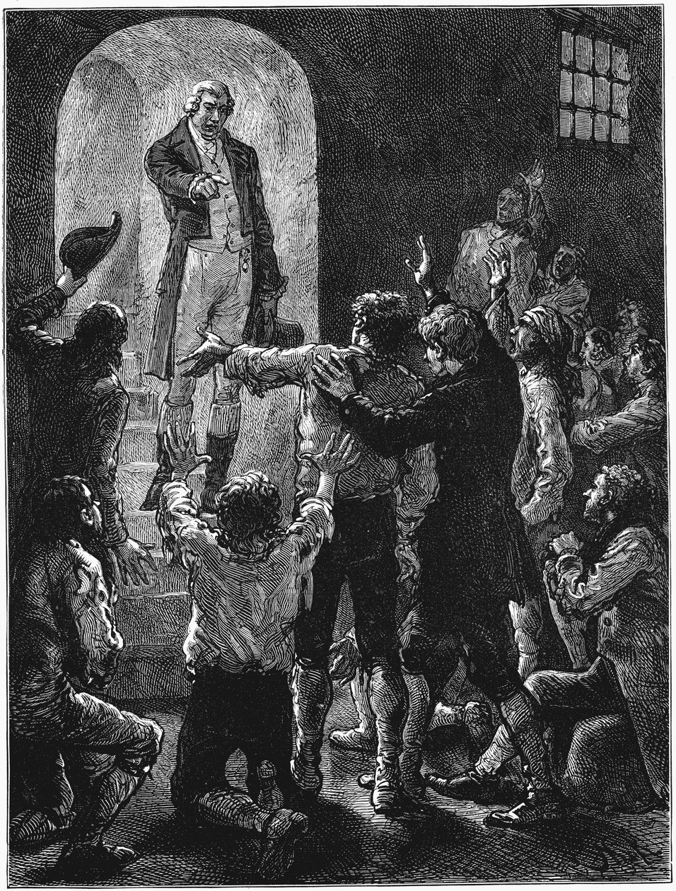 John Howard, anglický vězeňský reformátor, c1780 c1880 od Unbekannt