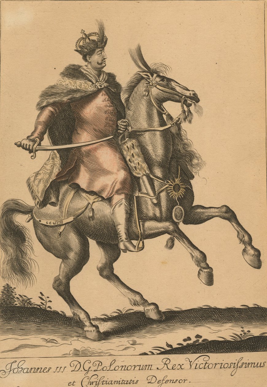 John III Sobieski 1629-1696, polský král a velkovévoda litevský, 1683 od Unbekannt