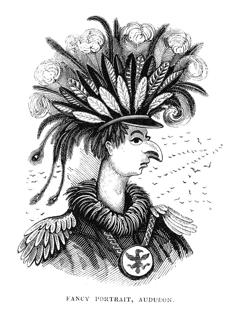 John James Audubon 1780-1851, americký ornitolog a umělec, 1836 od Unbekannt