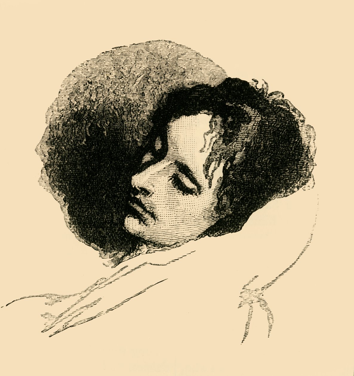 John Keats, 1821, c1876. od Unbekannt