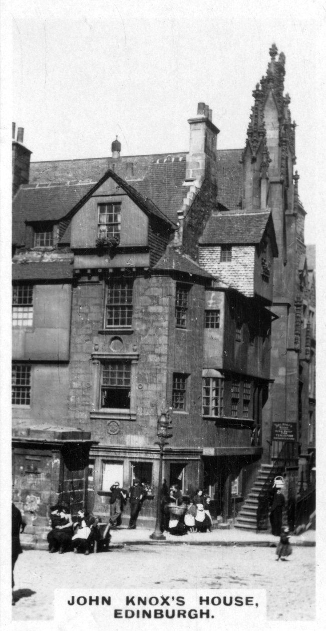 Dům Johna Knoxe, Edinburgh, c1920 od Unbekannt