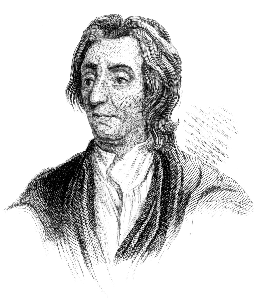 John Locke, anglický filozof, c1850 od Unbekannt