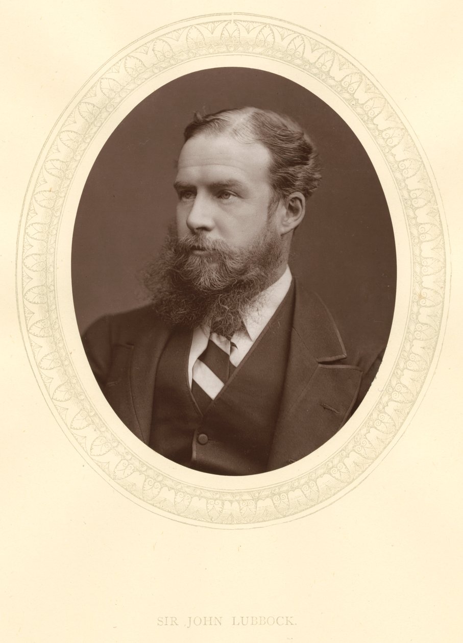 John Lubbock, první baron Avebury, anglický bankéř, archeolog, přírodovědec a politik, c1880 od Unbekannt
