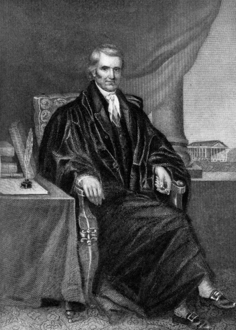 John Marshall 1755-1835, americký státník a právník, 19. století 1908 od Unbekannt
