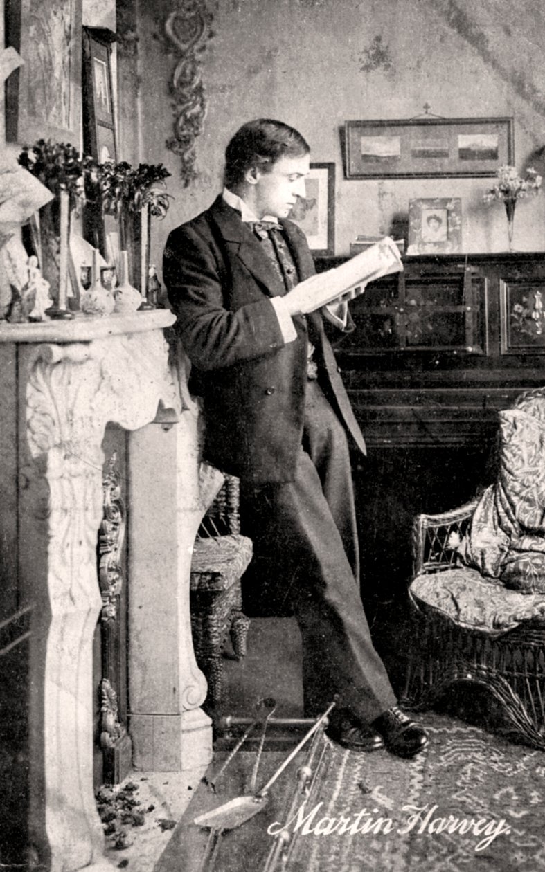John Martin Harvey 1863-1944, anglický herec, začátek 20. století od Unbekannt