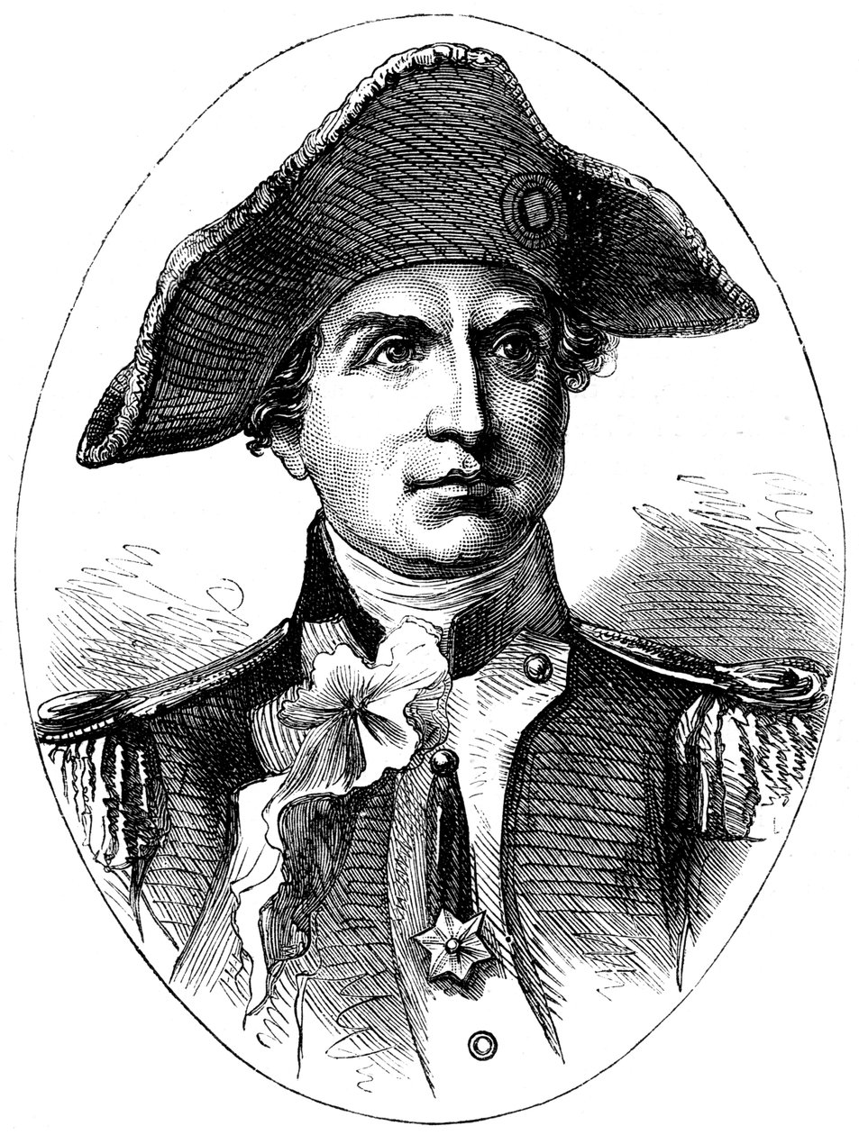 John Paul Jones, americký námořní velitel války za nezávislost, c1880 od Unbekannt