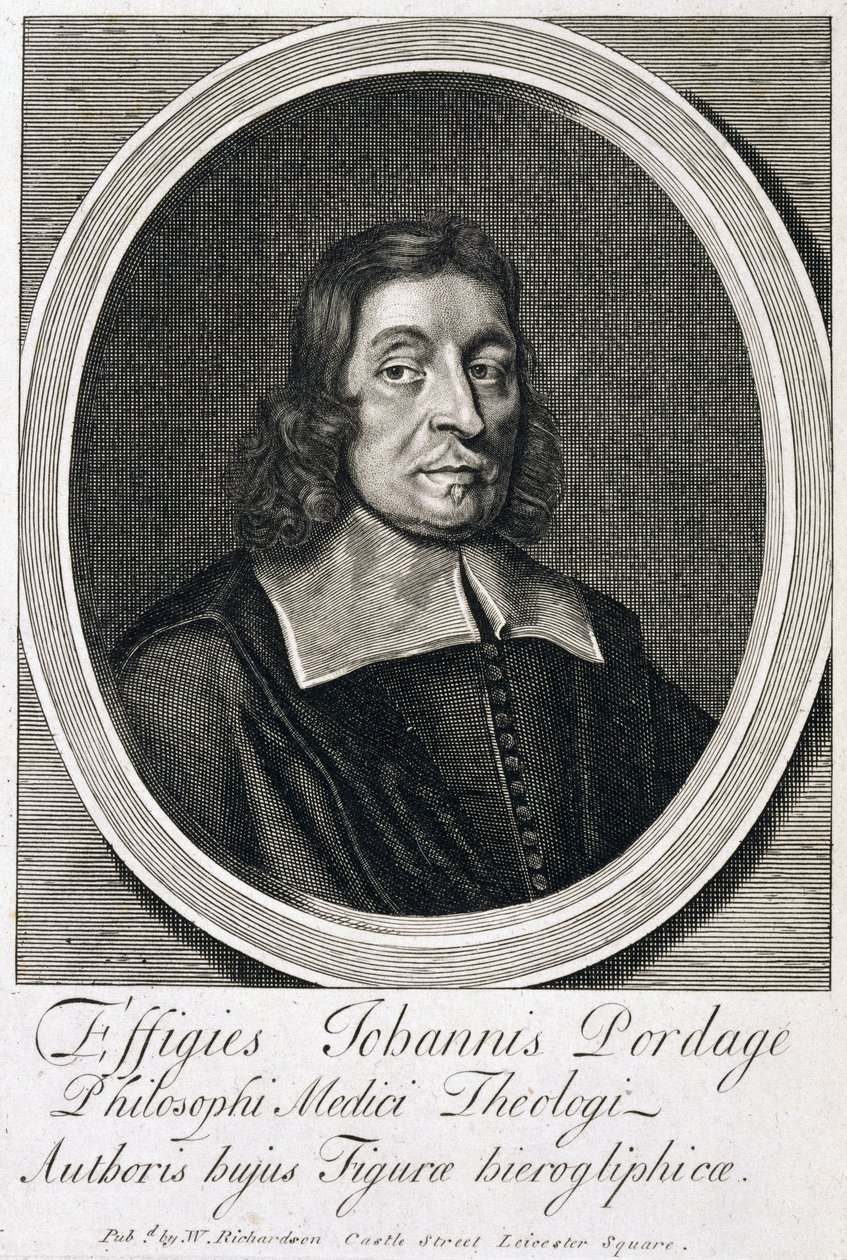 John Pordage, anglický rektor, astrolog a mystik, c 1670 od Unbekannt
