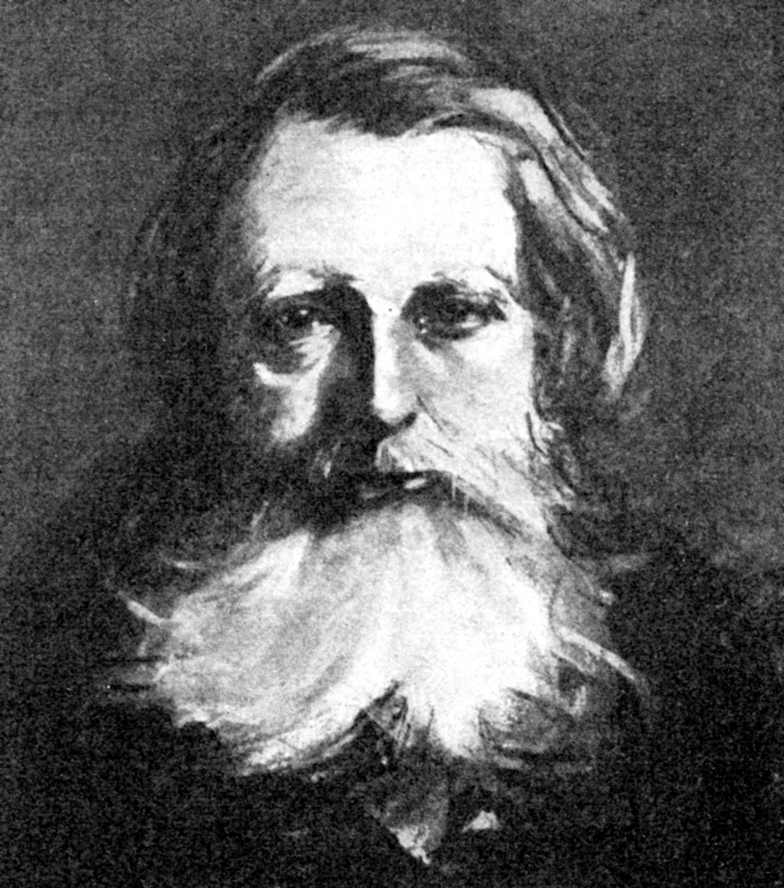 John Ruskin , viktoriánský umělecký kritik, 1923 od Unbekannt