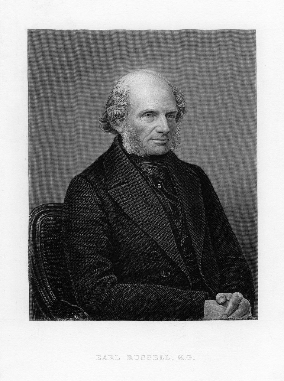 John Russell, 1. Earl Russell, britský whig a liberální politik, c1870 od Unbekannt