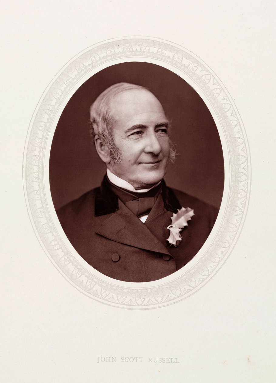 John Scott Russell, skotský stavební inženýr a námořní architekt, c 1870s od Unbekannt