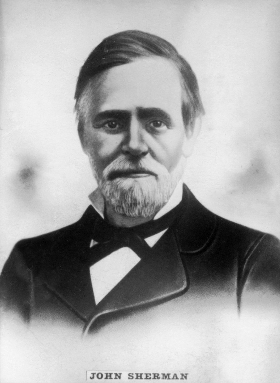 John Sherman 1823-1900, americký republikánský zástupce a senátor během občanské války, c1910 od Unbekannt