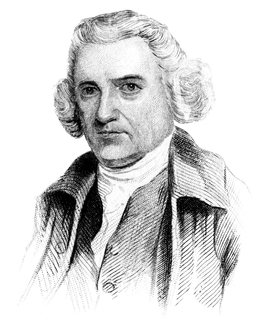 John Smeaton, anglický stavební inženýr 18. století, c1850 od Unbekannt