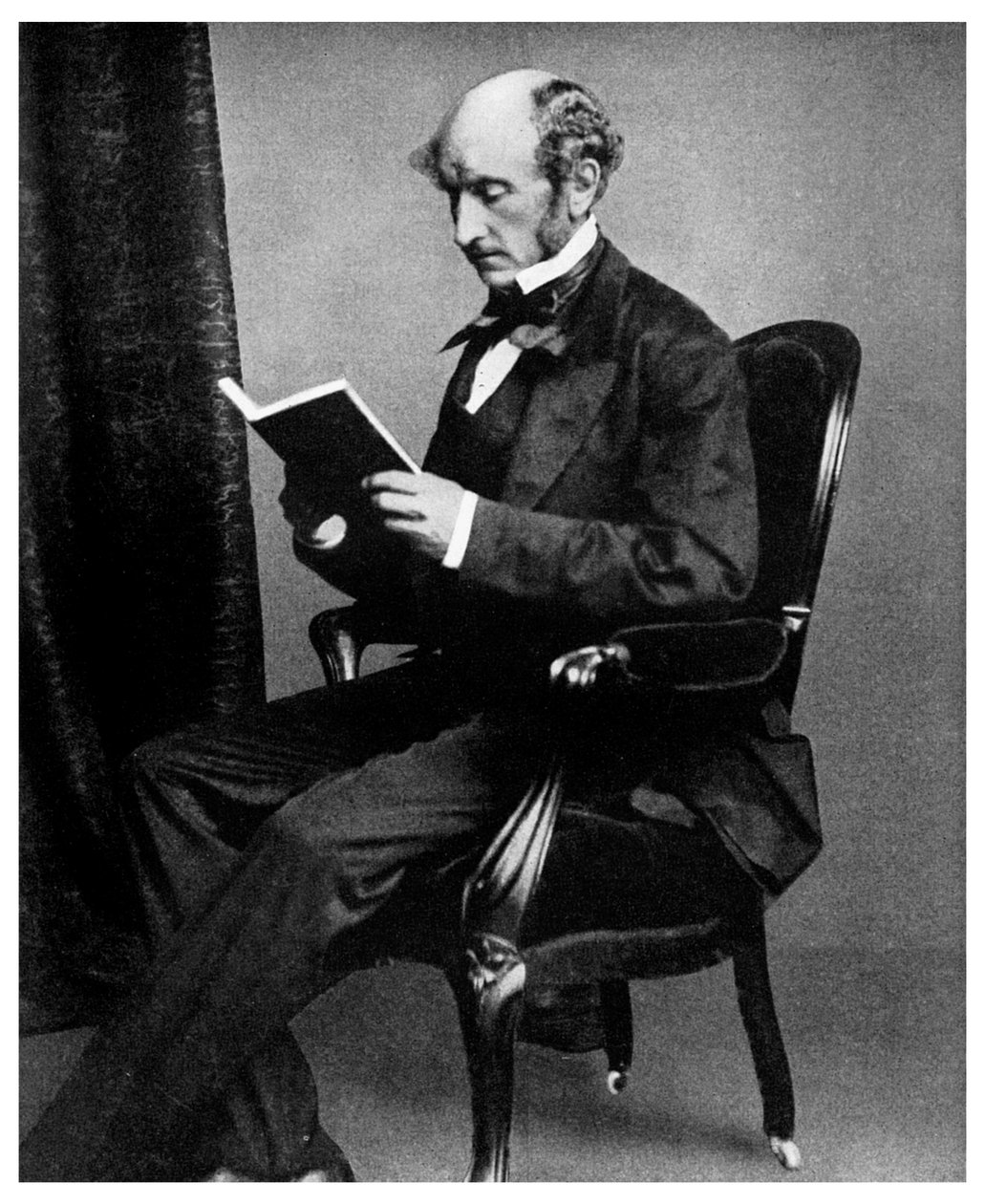John Stuart Mill, britský filozof a sociální reformátor, 19. století 1956 od Unbekannt