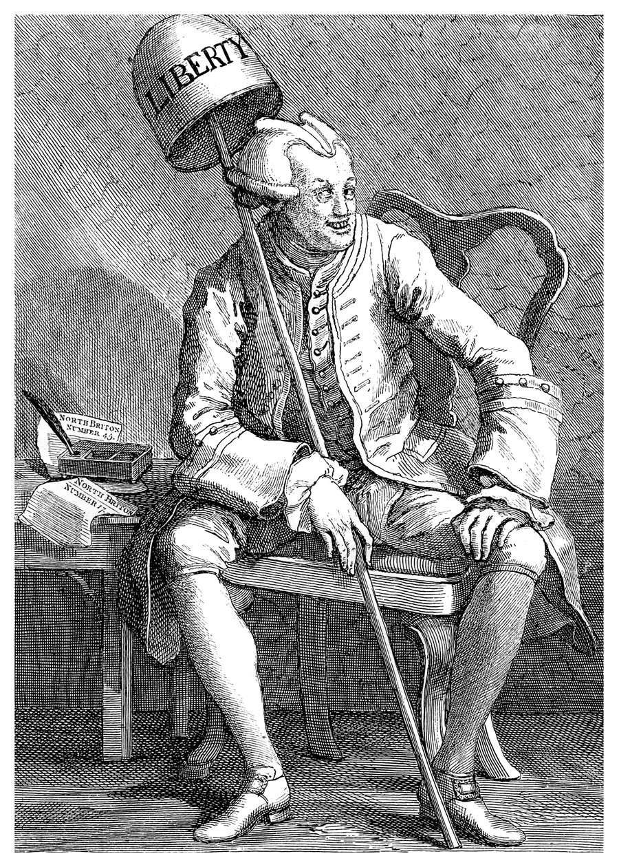 John Wilkes , anglický politik, 1763 1895 od Unbekannt