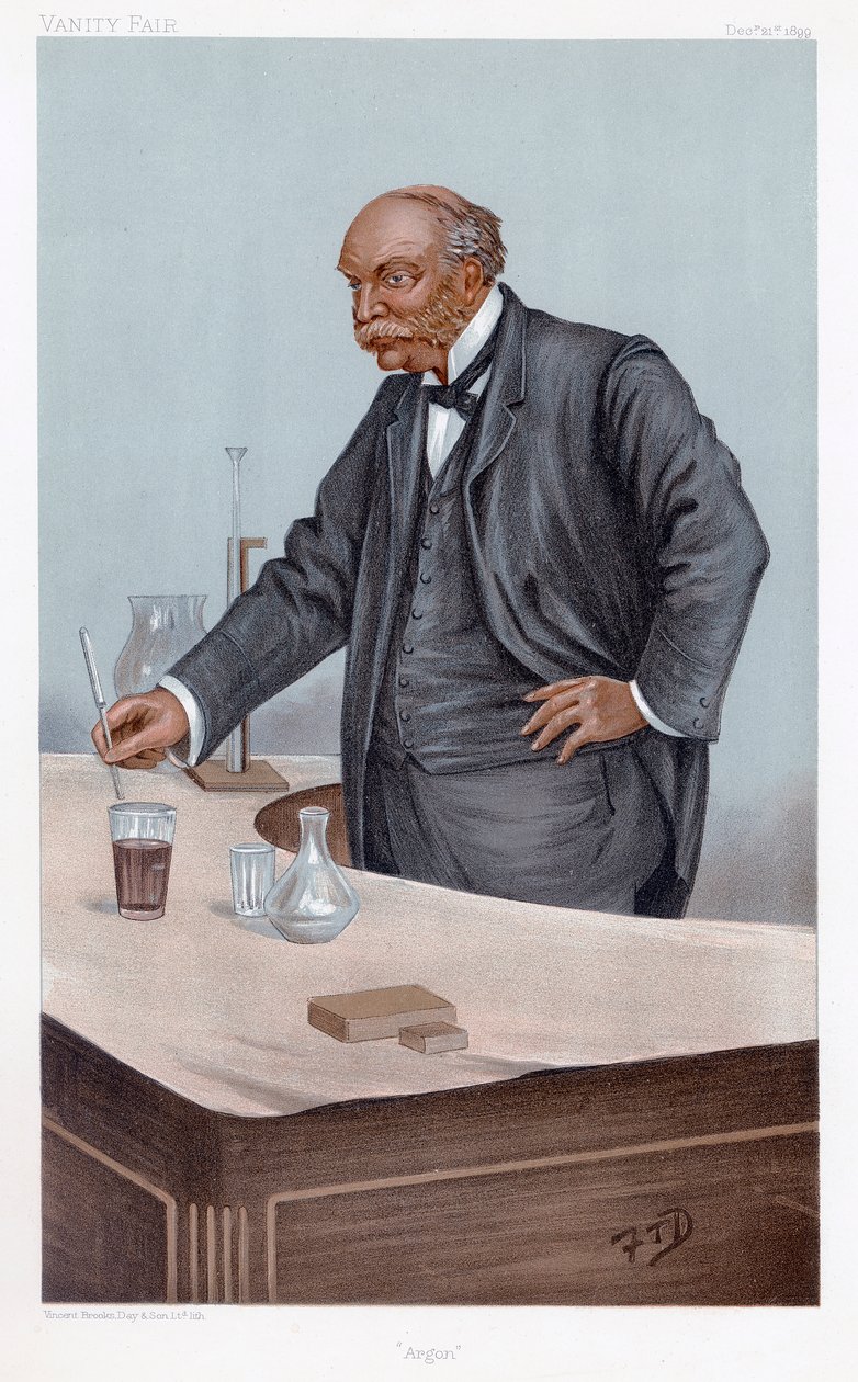 John William Strutt, 3. baron Rayleigh, britský vědec, 1899 od Unbekannt