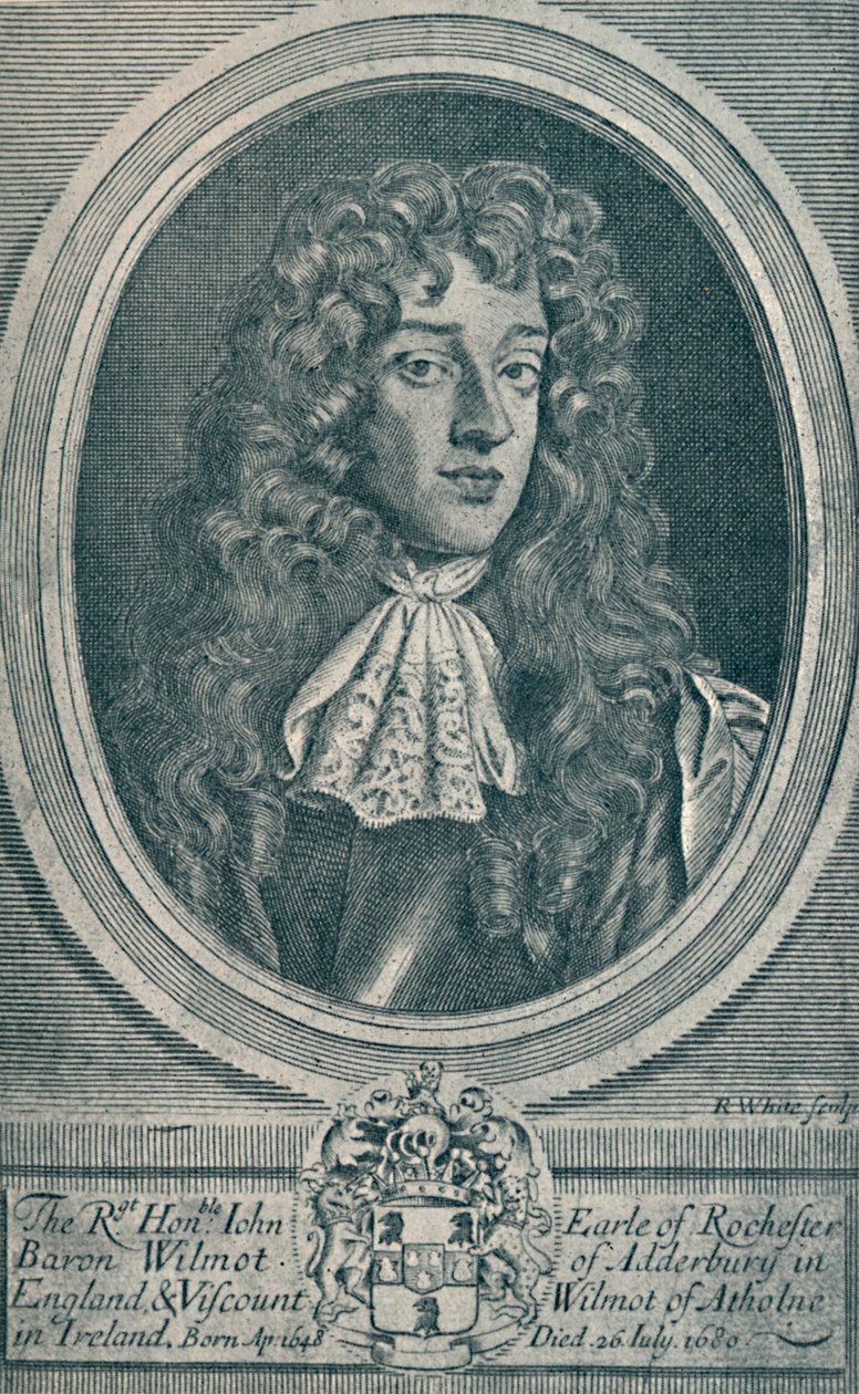 John Wilmot, hrabě z Rochesteru nar. 1648, zemř. 1680, 1907 od Unbekannt