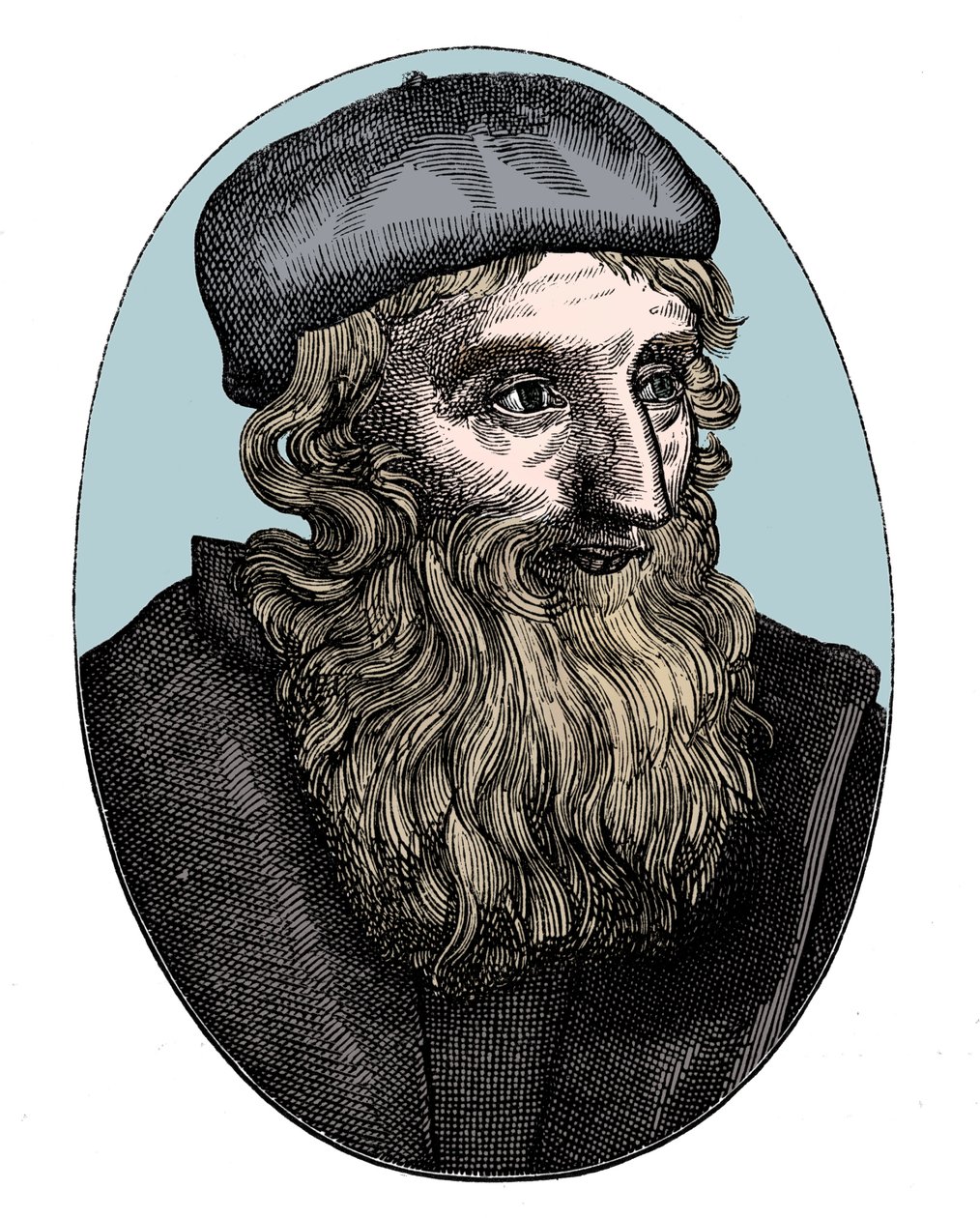 John Wycliffe, anglický náboženský reformátor 14. století, 16. století od Unbekannt