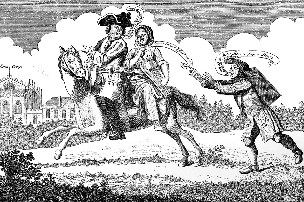 John of Gant nasedl, aneb Mars na své cestě..., 1747 od Unbekannt