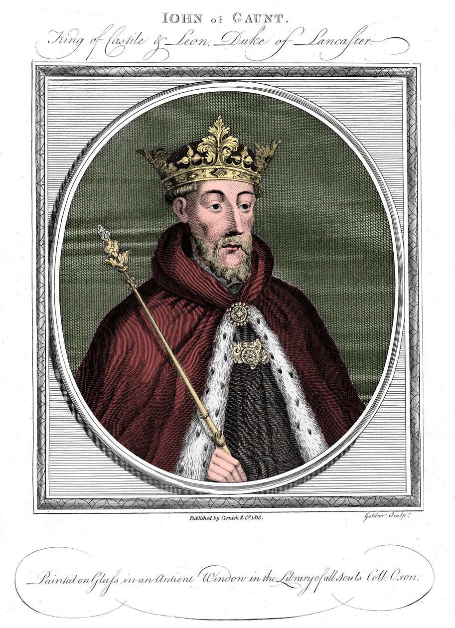 John z Gauntu, vévoda z Lancasteru 1340-1399 od Unbekannt