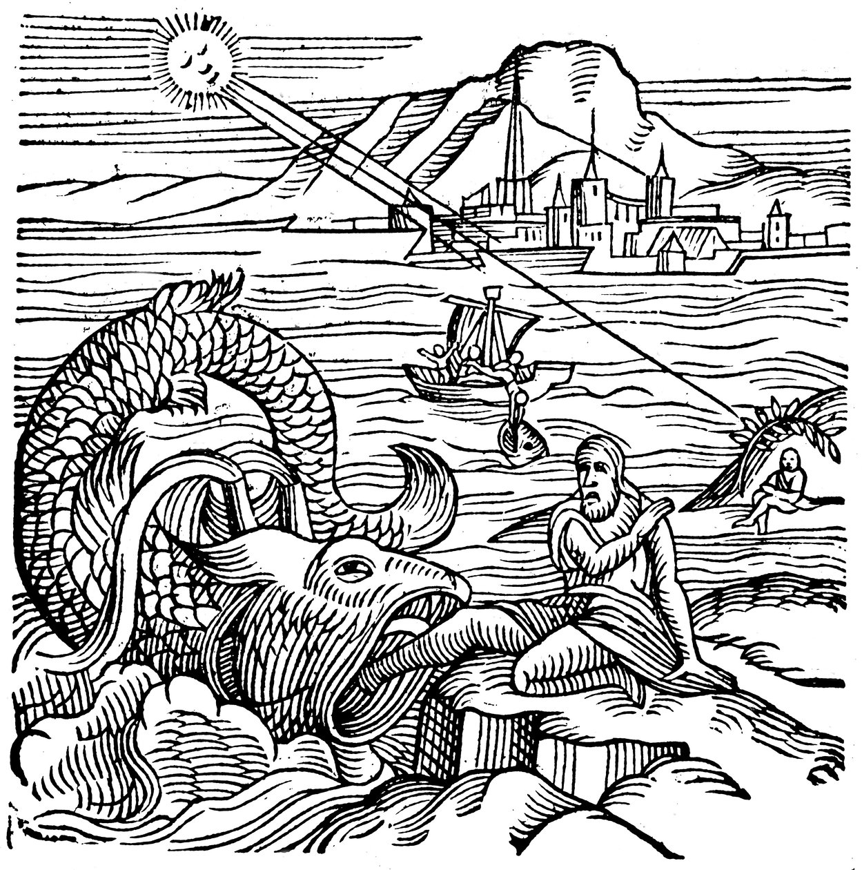 Jonáše vyplivla velryba, 1557 od Unbekannt