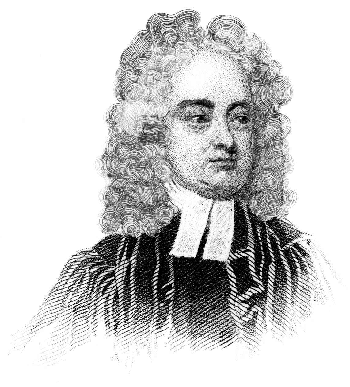 Jonathan Swift, anglo-irský kněz, satirik, esejista, politický pamfletista a básník, c1850 od Unbekannt