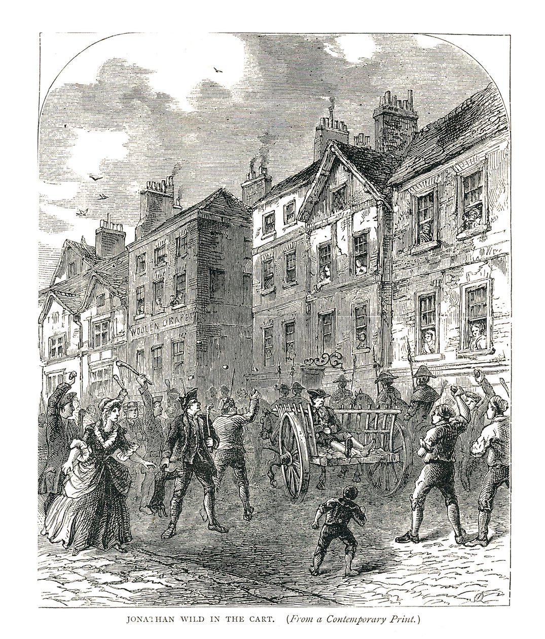 Jonathan Wild ve voze, 1878 od Unbekannt