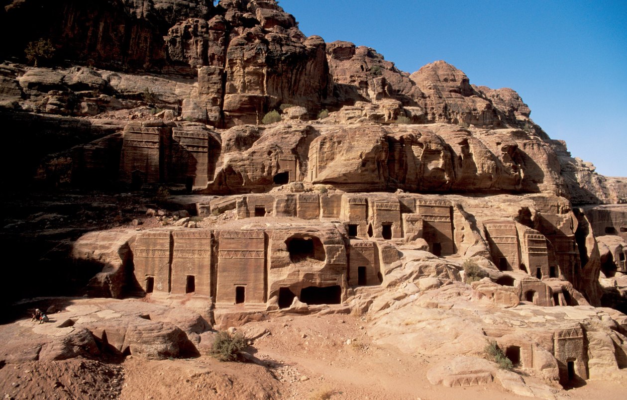 Jordan, Petra Nabatejské hrobky, Petra, Jordanie od Unbekannt