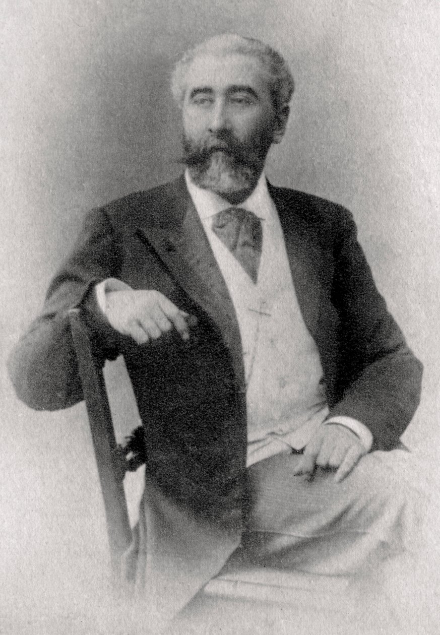 Jose-Maria de Heredia, kubánský narozený francouzský básník, 1902 od Unbekannt
