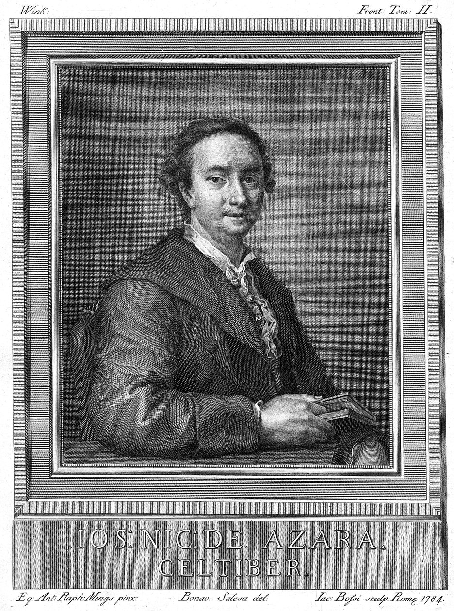 Jose Nicolas de Azara 1731-1804, španělský diplomat a mecenáš umění a literatury, 1784 od Unbekannt