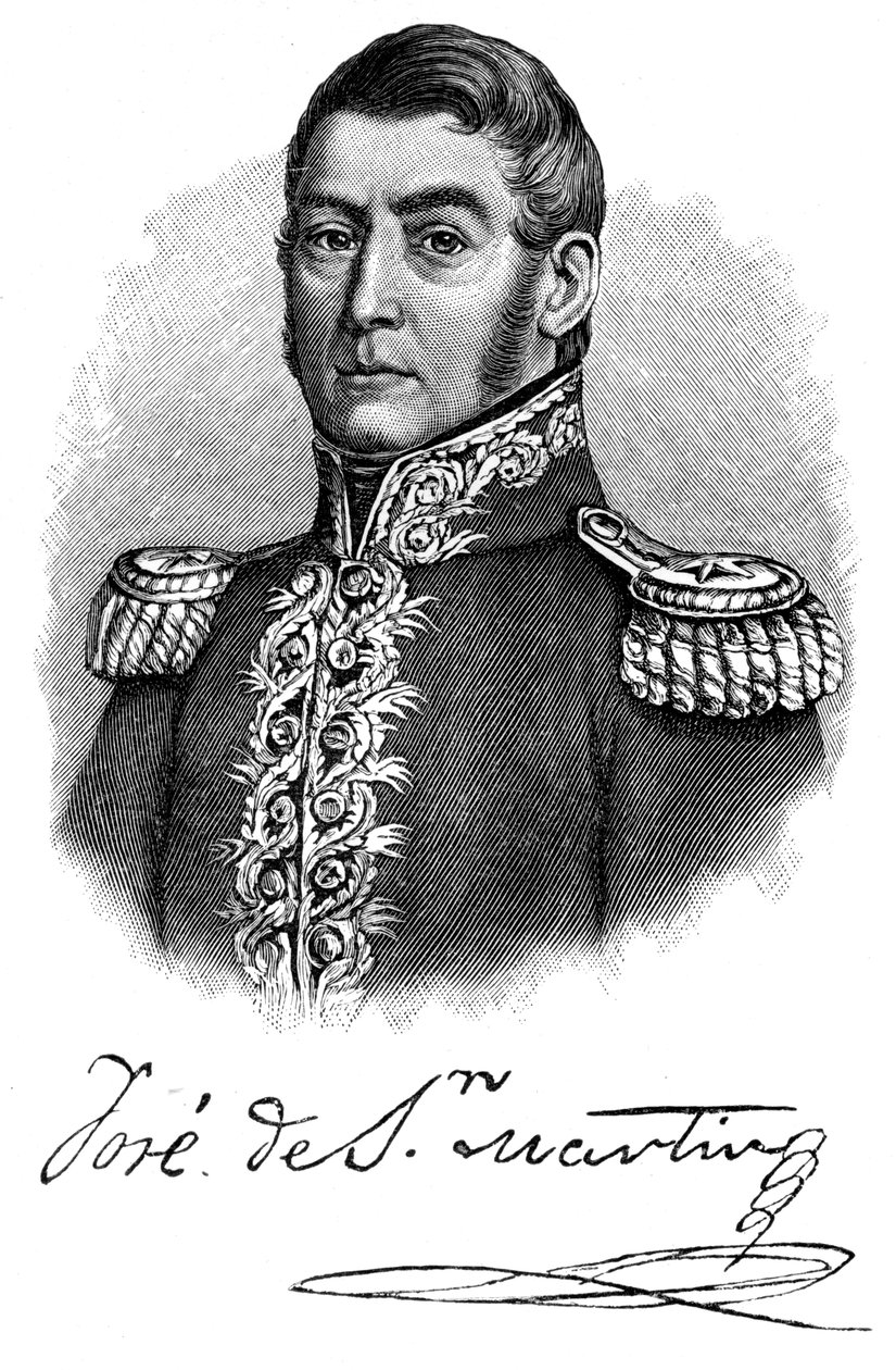 Jose de San Martin, argentinský generál a vůdce nezávislosti z 19. století, 1901 od Unbekannt