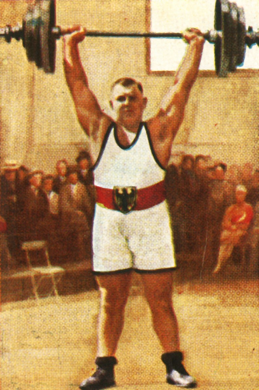 Josef Straßberger, německý mistr ve vzpírání, 1928. od Unbekannt