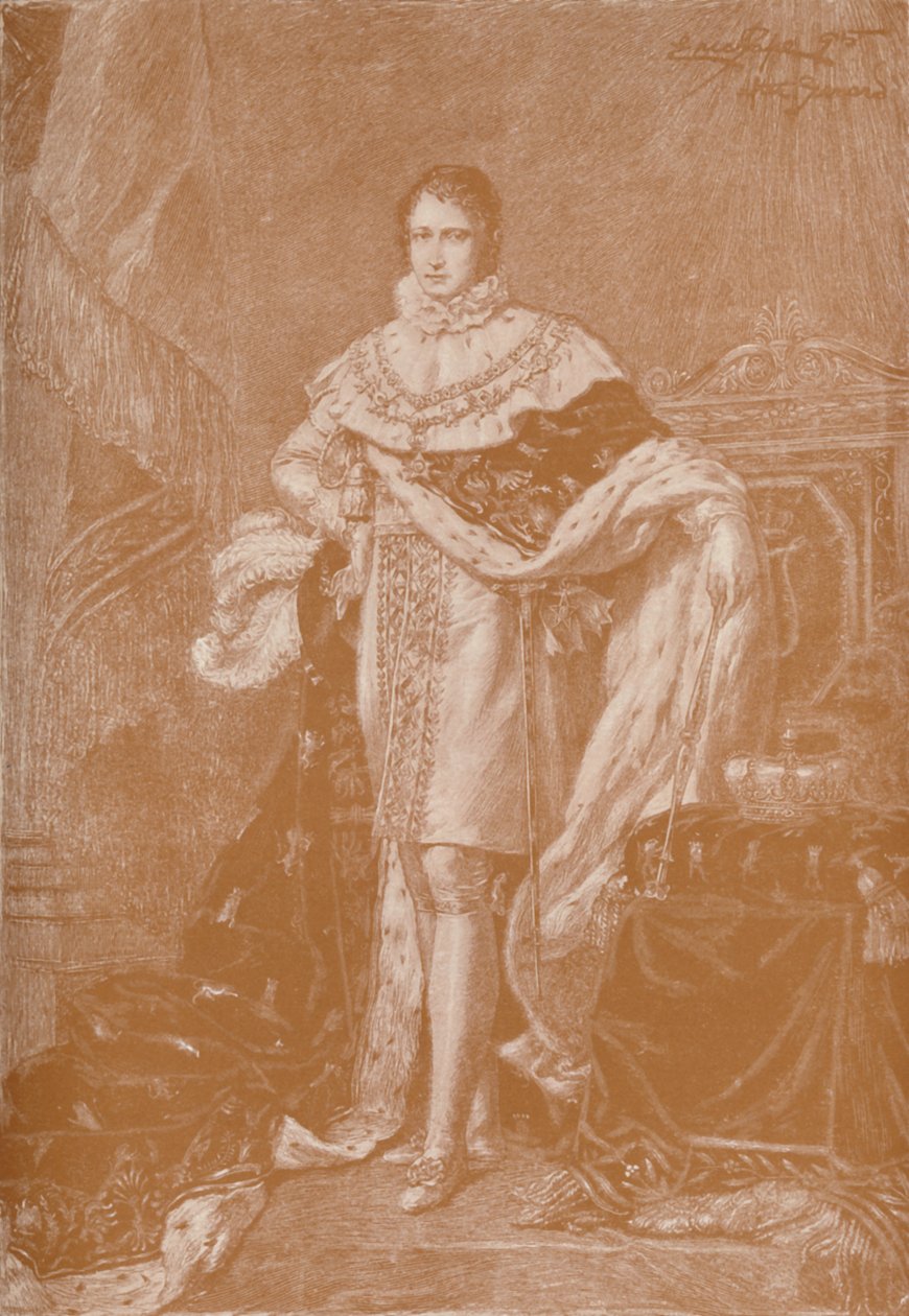 Joseph Bonaparte - král Neapole, král Španělska, Comte De Survilliers, c1808, 1896 od Unbekannt