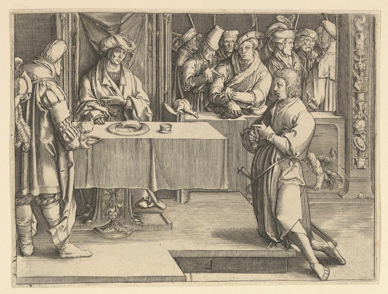 Kopie Joseph Interpreting Pharoahs Dreams, 1640-70. od Unbekannt