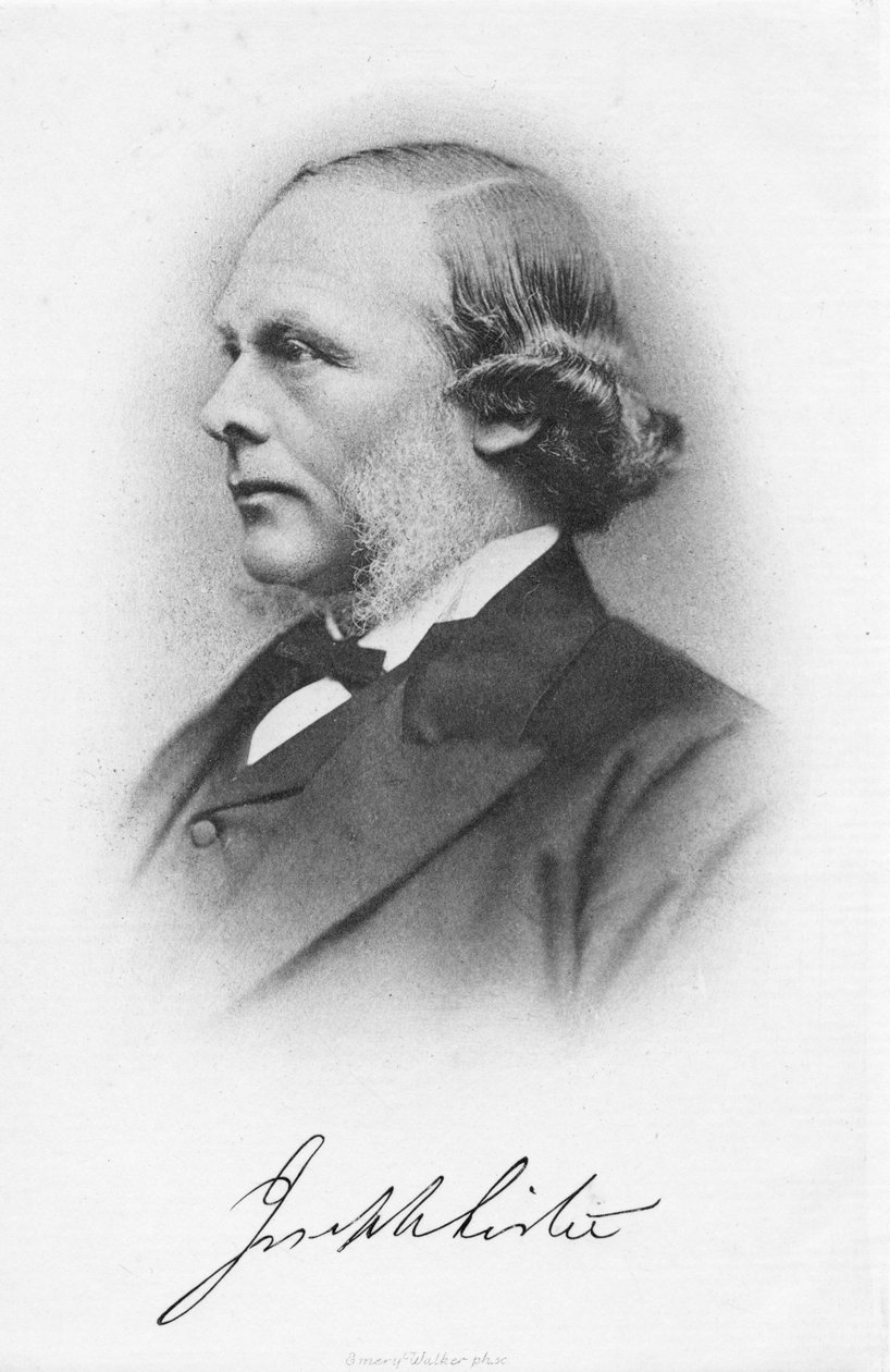 Joseph Lister, anglický chirurg a průkopník antiseptické chirurgie, c1877 od Unbekannt