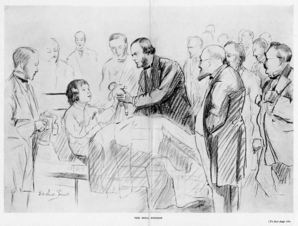 Joseph Lister, anglický chirurg, na jeho oddělení v Glasgow Royal Infirmary, c1867 1927 od Unbekannt