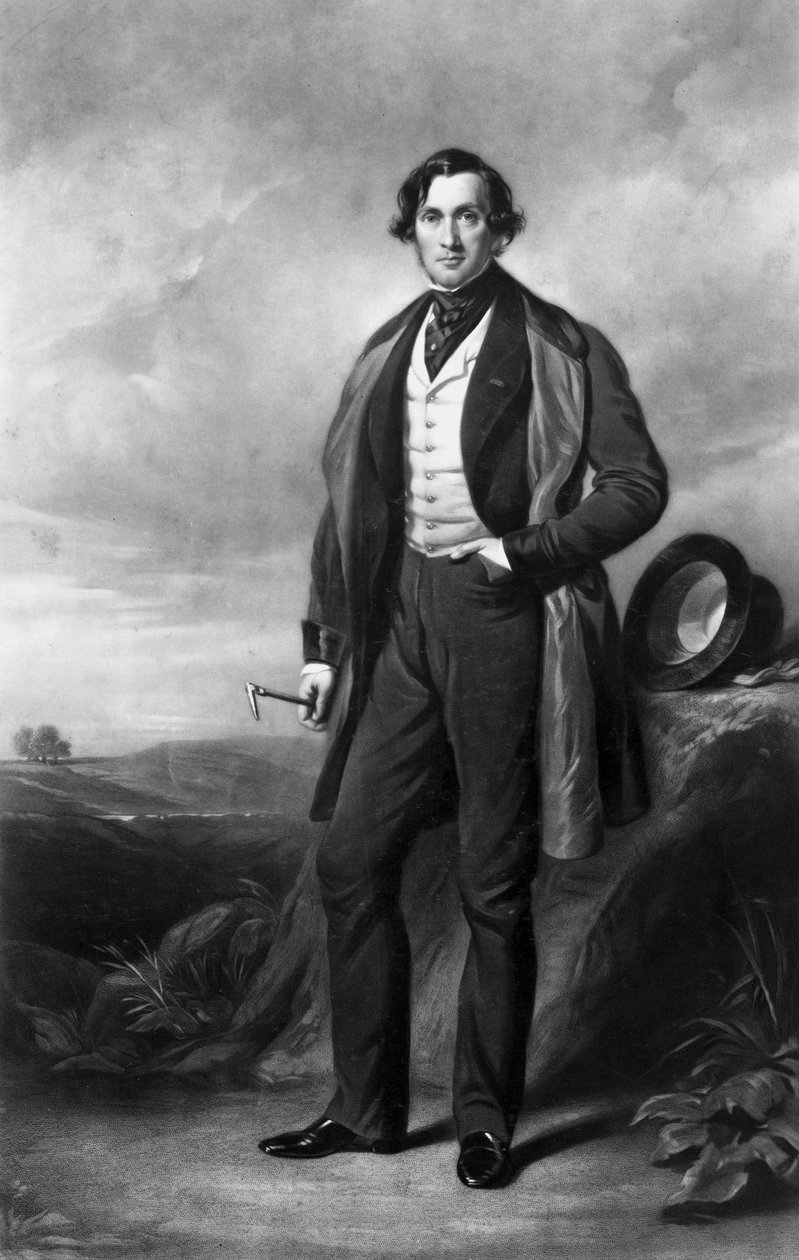 Joseph Locke , anglický stavební inženýr a stavitel železnic od Unbekannt