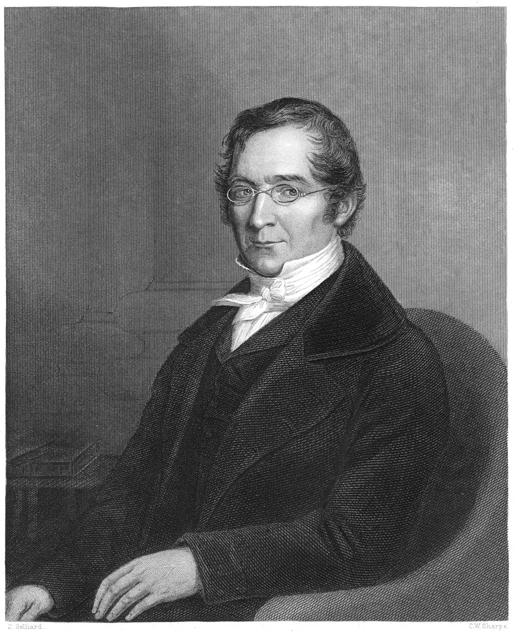 Joseph Louis Gay-Lussac, francouzský chemik a fyzik, c1860 od Unbekannt