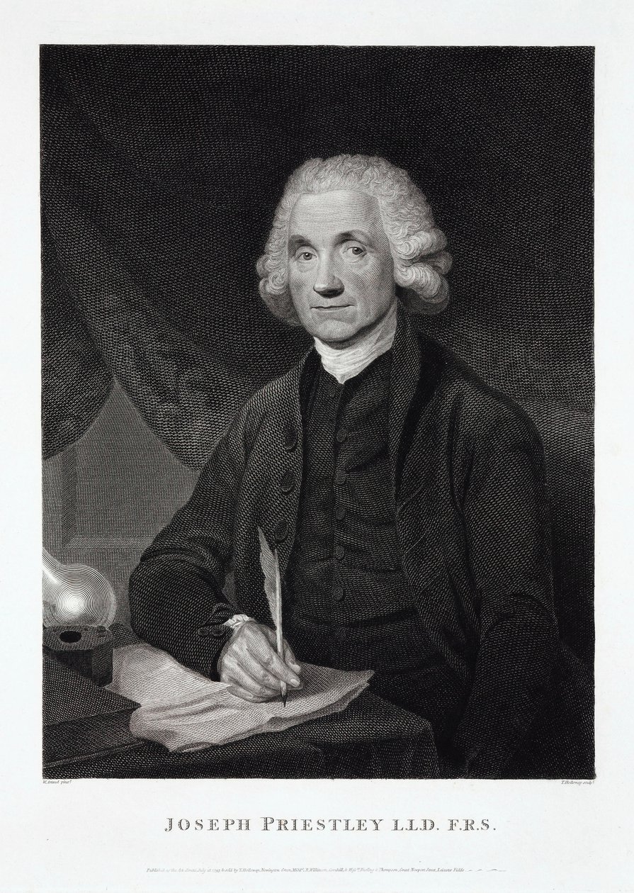 Joseph Priestley , anglicko-americký teolog a chemik od Unbekannt