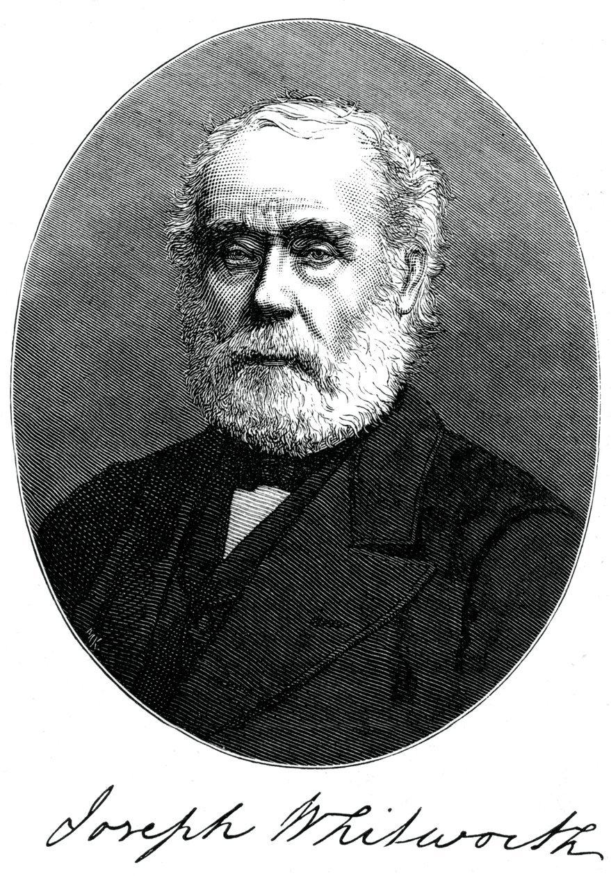 Joseph Whitworth, britský inženýr, podnikatel a vynálezce, c1880 od Unbekannt
