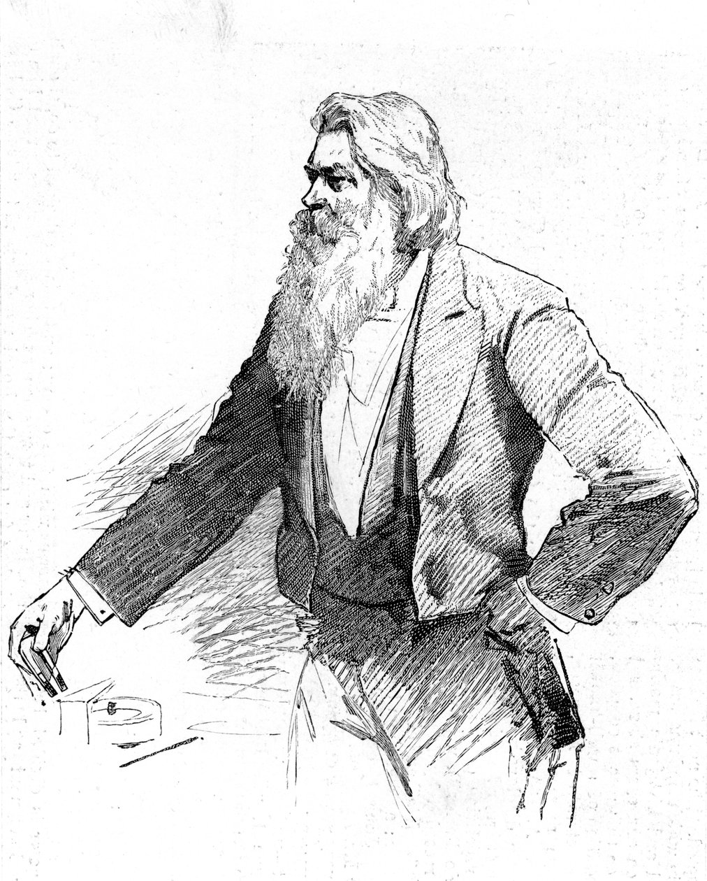 Joseph Wilson Swan, britský fyzik a chemik, demonstrující elektromagnetismus, 1889 od Unbekannt