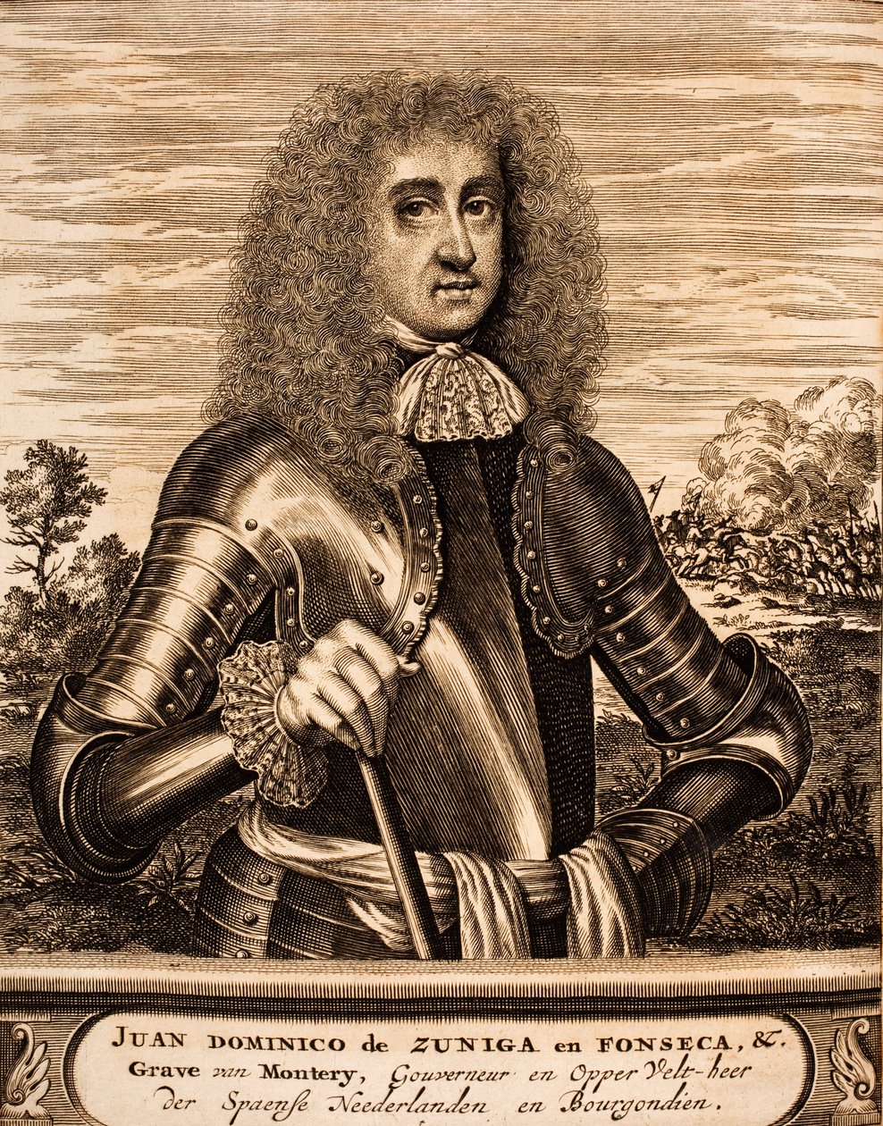 Juan Domingo de Zúñiga y Fonseca, hrabě z Monterrey 1640-1716, 1675. od Unbekannt