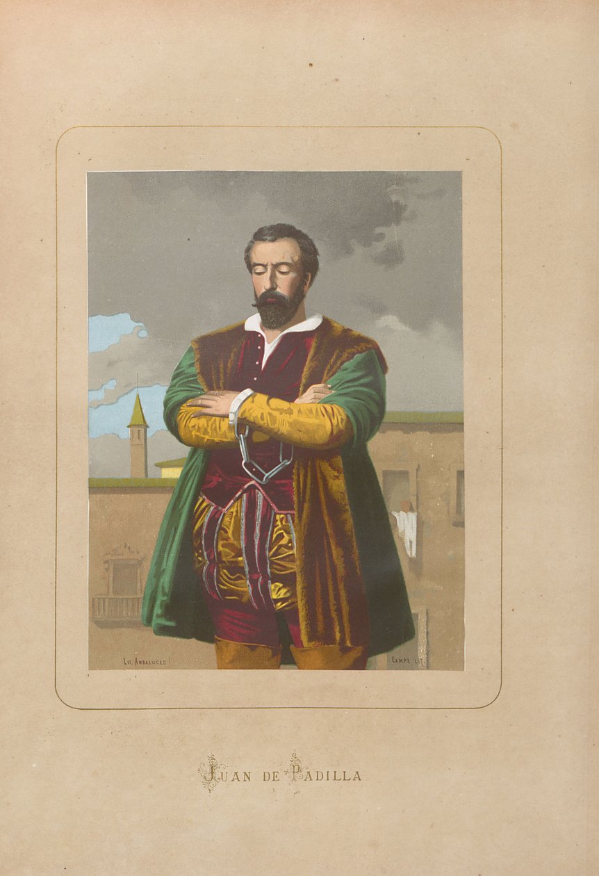Jana z Padilly. Od: Slavní muži a ženy všech dob od Juana Landy, 1875-1877. od Unbekannt